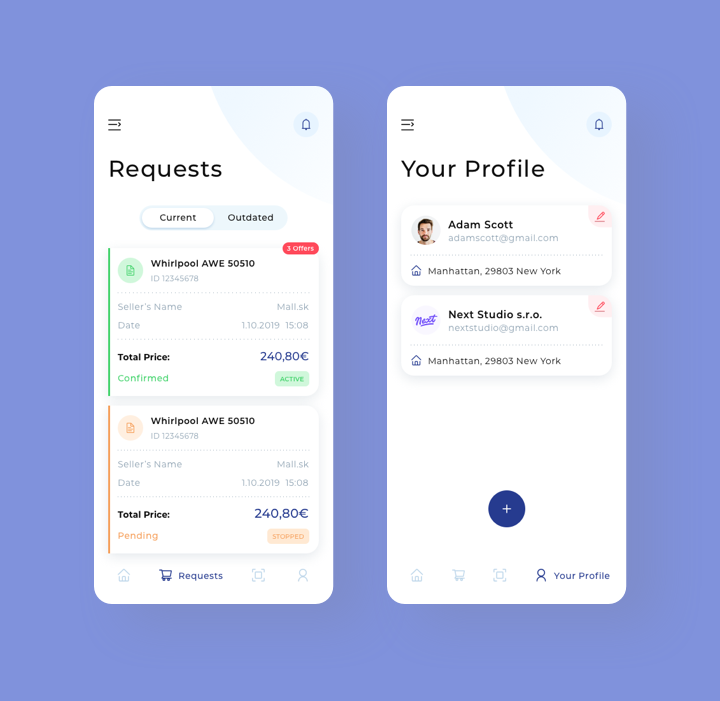 App-screens